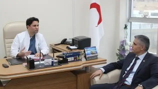 Başkan Gün'den Bozkır Devlet Hastanesine ziyaret