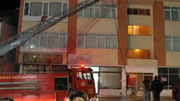 Baca yangını korkuttu