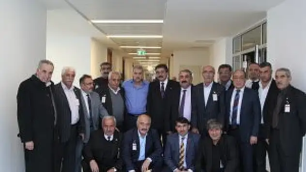 Cihanbeyli sivil toplum temsilcileri meclisi ziyaret etti