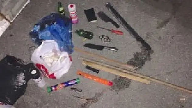 Galatasaray-Karşıyaka maçının... Döner bıçak, satır!