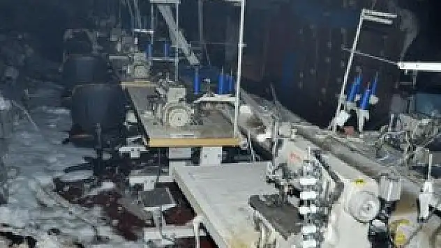 Tekstil fabrikasında korkutan yangın! Zarar büyük