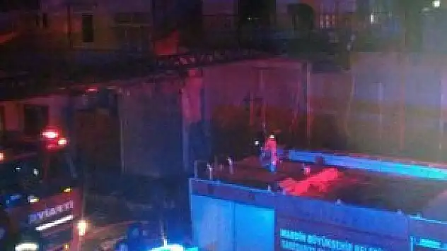 Mardin'de bir evde yangın çıktı