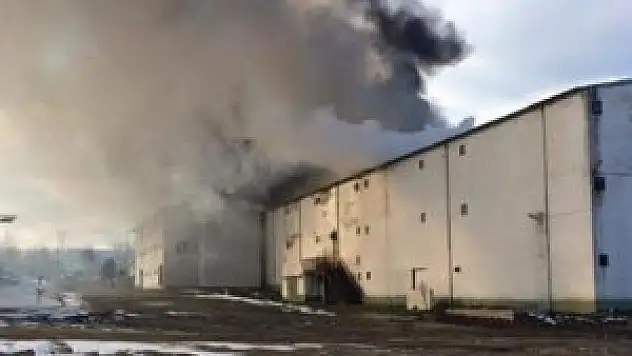 Çanakkale'de fabrika yangını