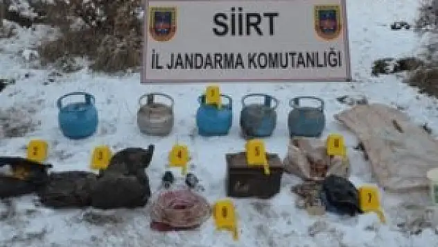 Terör örgütüne ait mühimmat ele geçirildi