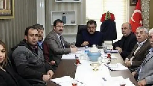Cihanbeyli'de yapılacak yollar konuşuldu