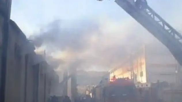 Metal atölyesinde yangın