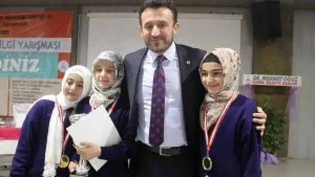 Çumra'da 'Haydi Bil Bakalım' bilgi yarışmasının galibi belli oldu