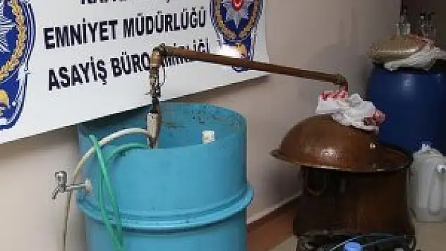 Tekirdağ'da sahte içki operasyonu