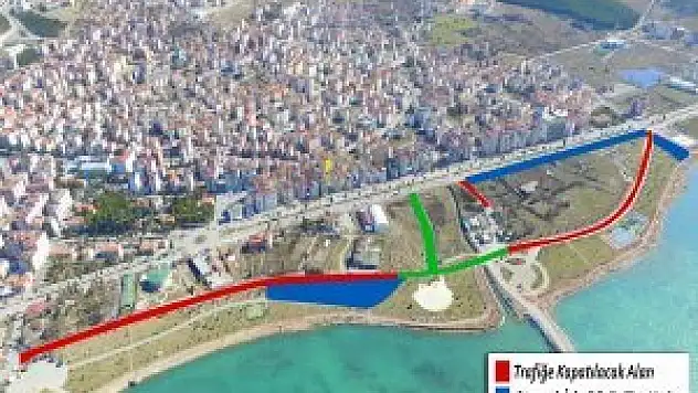 Beyşehir'de vuslat parkı yolu yayalaştırılıyor