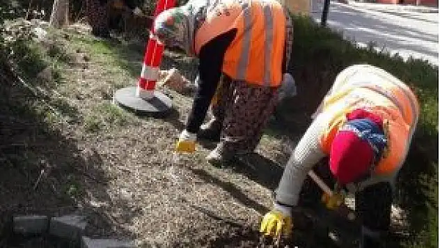 Beyşehir'in dış mahallelerinde bahar hazırlıkları