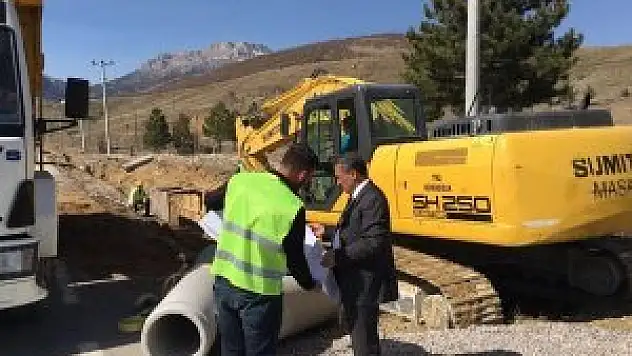 Seydişehir Belediyesi'nden Taraşçı'da altyapı çalışması