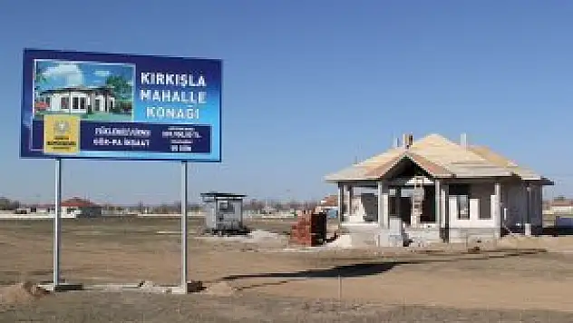 Cihanbeyli'de mahalle konakları yapılıyor