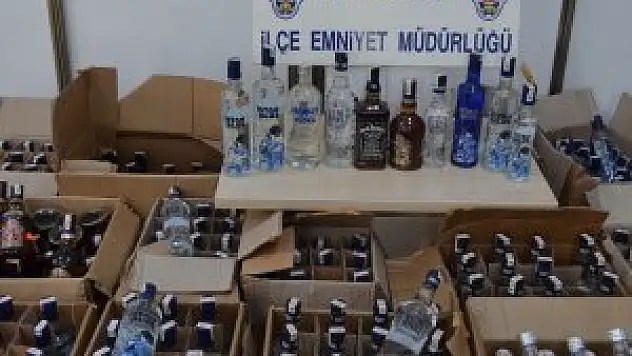 Ilgın'da 229 şişe kaçak içki yakalandı