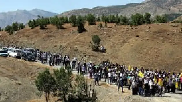 BDP'liler kalekol inşaatına yürüdü