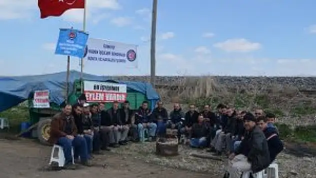 Ilgın'da grev