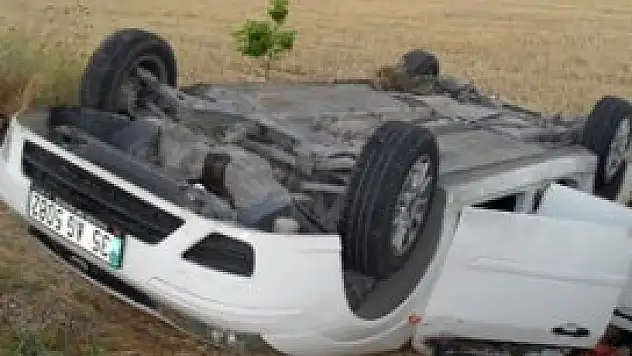 Konya'da otomobil devrildi: 1 ölü 4 yaralı