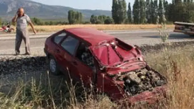 Beyşehir'de trafik kazası: 2 yaralı