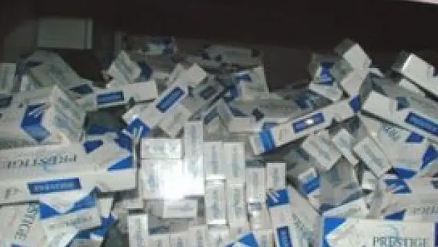 Konya'da iki bin paket kaçak sigara ele geçirildi