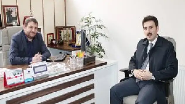 Derebucak Kaymakamı Köktaş'tan gazetemize ziyaret