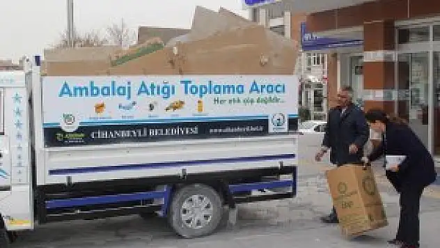 Cihanbeyli'de atıklar geri dönüşüme gidiyor