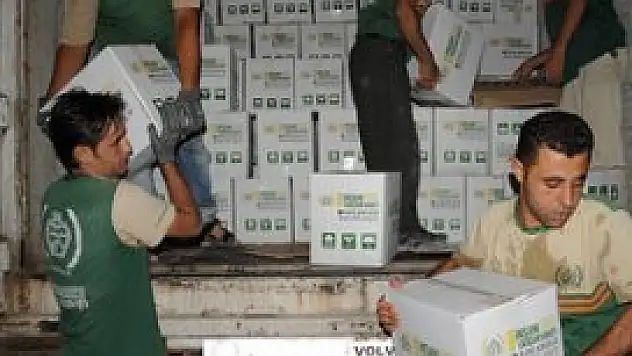 Ramazanda 2,5 milyon Suriyeli'ye yardım