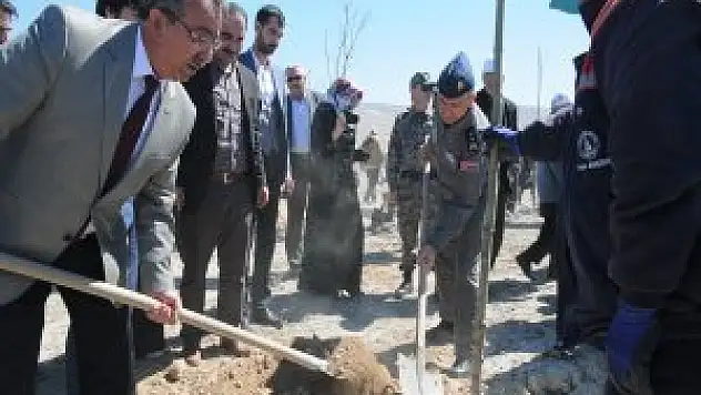 Karatay'da şehit için hatıra ormanı