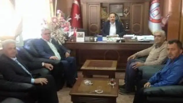 Başkan Ali Yılmaz'dan Ahmet Hadimioğlu'na ziyaret
