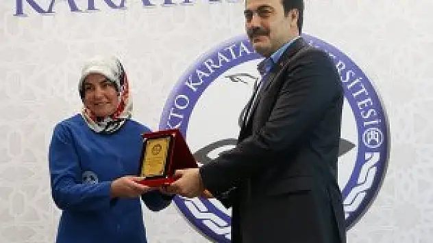 KTO Karatay Üniversitesi çalışanlarına ödül