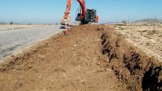 Seydişehir'de yol genişletme çalışması