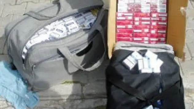 2 bin 190 paket kaçak sigara ele geçirildi