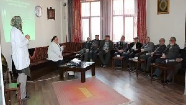 Karatay emekli konaklarında sağlık seminerleri
