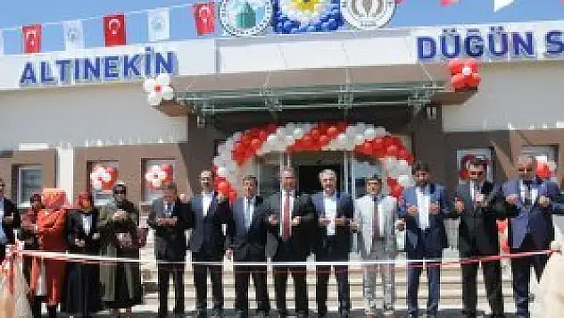 Altınekin Düğün Salonu açıldı