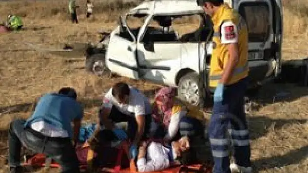 Konya'da trafik kazası 6 yaralı
