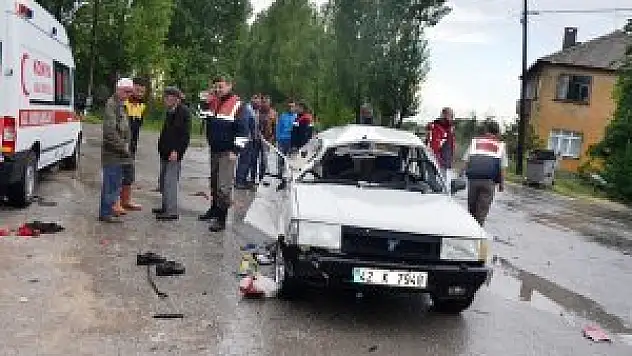 Konya'da trafik kazası: 1 ölü, 1 yaralı