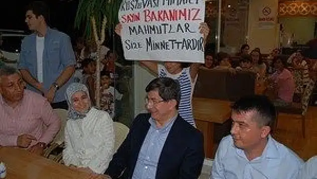Konya dönüşü Davutoğlu'na sürpriz