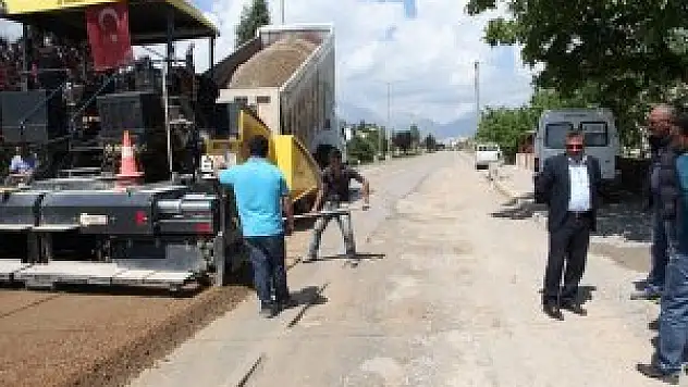 Seydişehir'de asfaltlama çalışmaları