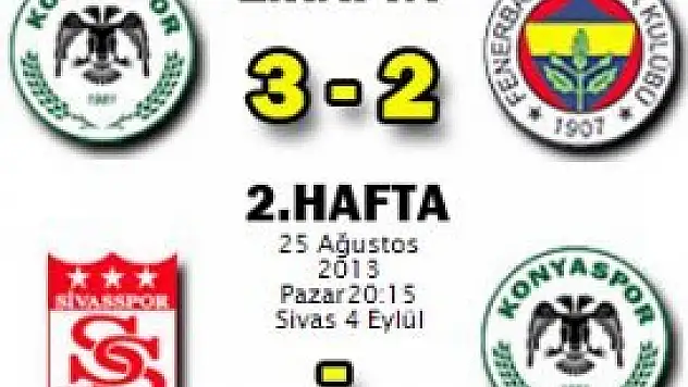 Torku Konyaspor Fenerbahçe'yi 3-2 yendi