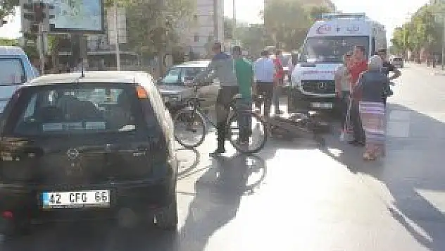 Konya'da trafik kazası: 2 yaralı