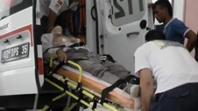 Konya'da inşaattan düşen işçi hastanelik oldu