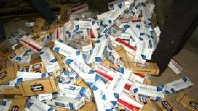 45 bin 610 paket kaçak sigara ele geçirildi