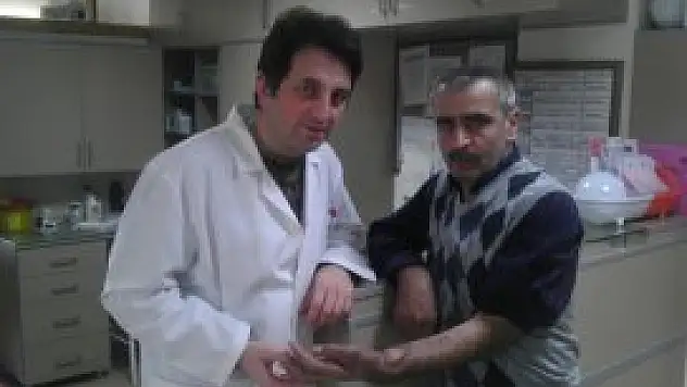 Parçalanan bileği Meram Tıp'ta kurtarıldı