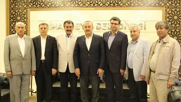 Bakan Çavuşoğlu'ndan Cihanbeyli'ye ziyaret