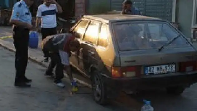 Silahla vurulma anı kamerada