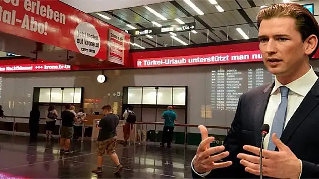 Avusturya'da çirkin Türkiye afişi