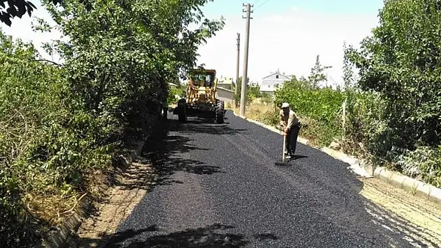 Seydişehir'de asfalt çalışması