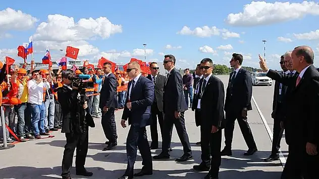 Rusya'da Erdoğan'a sevgi gösterisi