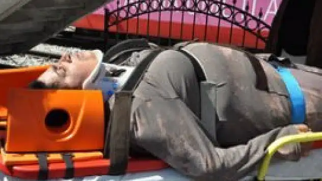 Konya'da tramvayın çarptığı kadın yaralandı