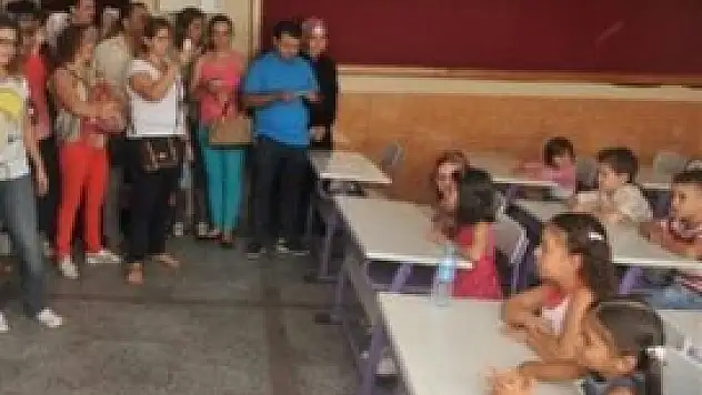 İlk derse velilerle girdiler