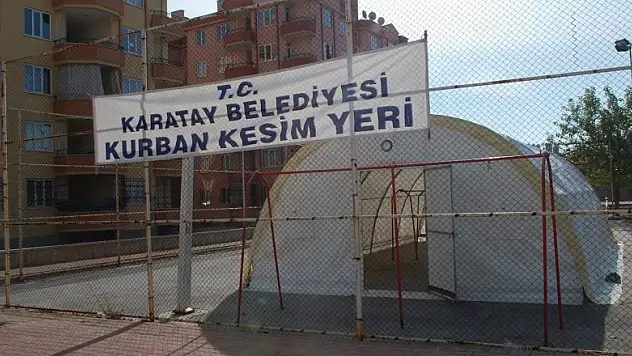 Karatay'da kurban satış ve kesim yerleri belirlendi
