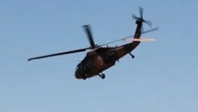Suriye sınırında helikopter düştü!